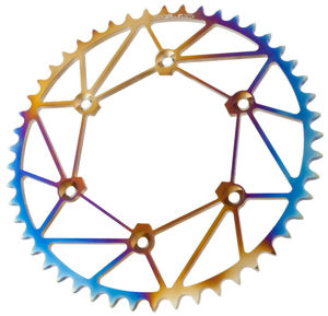 Dirt Tricks Chromoly Rear Sprocket 52T Chrome KTM Husqvarna GasGas - 52 tooth chromoly rear sprocket For KTM Husqvarna GasGas