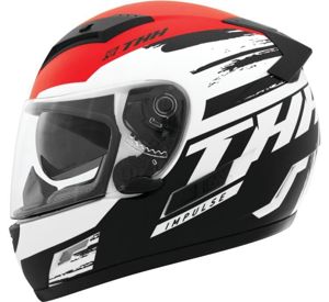 THH TS-80 Impulse Full Face Helmet Black/Red XL