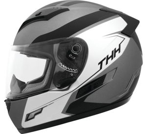 THH TS-80 Vision Full Face Helmet Grymet Gray XL