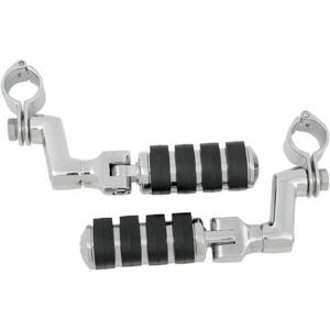 Kuryakyn ISO Offset Highway Pegs Chrome 1-1/4" Clamp Pair