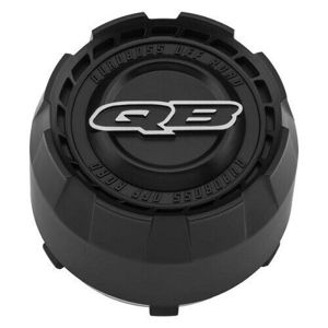 QuadBoss Slicer Wheel Center Cap Gloss Black 4x110/4x115 Bolt Pattern