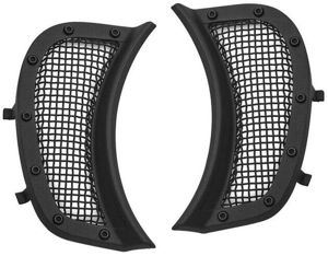 Kuryakyn Mesh Headlight Vent Accents Black
