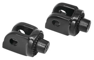 Kuryakyn Splined Adapter Mount Gloss Black
