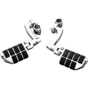 Kuryakyn Longhorn Offset Dually ISO Peg Chrome 1-1/4in Clamp