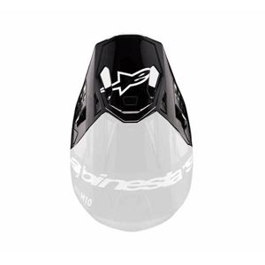 S-M10 Visor Flood Black/Dark Grey Fits Alpinestars S-M10 Helmets