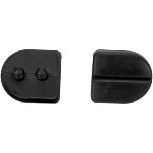 Replacement Rubber for Stirrup Heel Rest Black Pair Kuryakyn 8080