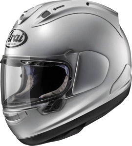 Arai Corsair-X Solid Helmet Aluminum Silver - Small - Premium full-face helmet in Aluminum Silver