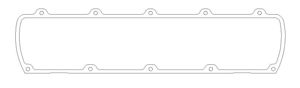 Cometic Valve Cover Gasket Fits 1964-1990 Oldsmobile Cutlass V8