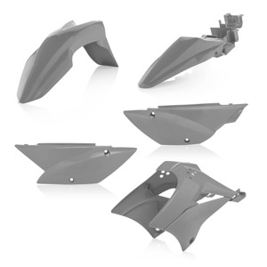 Acerbis Standard Plastic Kit Gray For Kawasaki KLX110/KLX110L - Gray plastic kit For Kawasaki KLX110/KLX110L