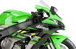 Puig Side Spoiler Green/Black Downforce Spoiler Fits ZX10R