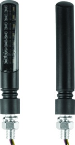 BikeMaster Sequential Rear Turn Signal Flexible Stem - Sequential LED rear turn signal with flexible stem