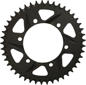 F5 Rear Aluminum Sprocket Black Hardcoat 47T 525 - For Ninja GSXR YZF-R6