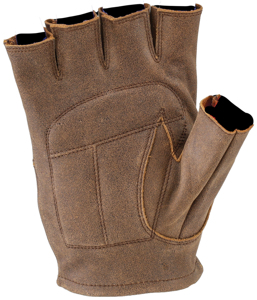 Kuryakyn Buster Shorty Gloves Black - Medium - Men's vintage shorty gloves in black, medium