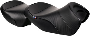 Sargent World Sport 2-Up Seat CarbonFX Black Fits BMW R1100/1150