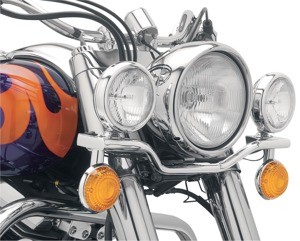 Cobra Steel Lightbar Chrome Fits 99-14 Yamaha Road Star 1600/1700