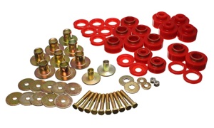 Energy Suspension Red Body Mount Set Fits 68-72 Chevelle/Monte Carlo/Malibu