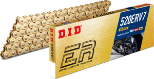 DID 520ERV7 120 Link Gold Racing Chain - 120 link gold chain for motorcycles