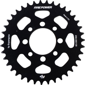 Fire Power Rear Aluminum Sprocket 39T Black For Kawasaki KLX110/KLX110L - 39 tooth rear sprocket For Kawasaki KLX110/KLX110L