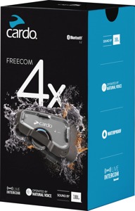 Cardo Freecom 4X Bluetooth Headset Single - Bluetooth headset for rider communication