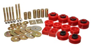 Energy Suspension Red Body Mount Set Fits 97-03 Ford F-100/F-150/F-250 2WD