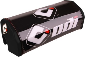 ODI Oversized Handlebar Pad Black 7.5 in Round Foam - High-density foam bar pad in black for oversized handlebars
