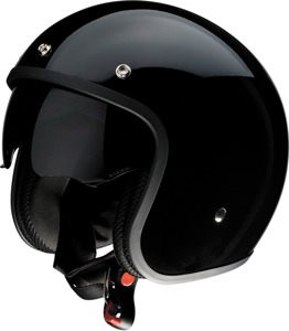 Saturn Open Face Street Helmet Gloss Black X-Small
