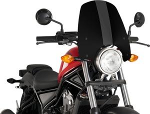 Puig Naked New Generation Touring Windscreen Black Fits Rebel 500
