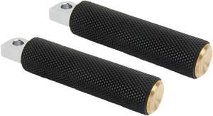 Arlen Ness Knurled Brass Driver Footpegs Fits M8 Softails 18+