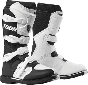 Blitz XP Dirt Bike Boots - Black & White Women's US Size 7