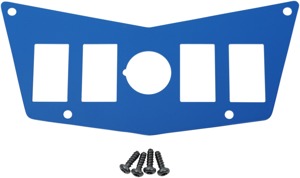 Moose Dashplate 4-Switch 12V Blue Fits 08-14 RZR800 12-18 RZR570