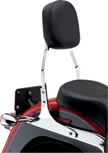 Cobra 17" Chrome Standard Sissy Bar Fits Harley-Davidson