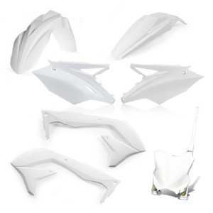 16-18 Kawasaki KX450F 5-Pc Replacement Kit - White
