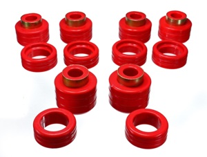 Red Body Mounts - For Chevy Pickup 2&4WD