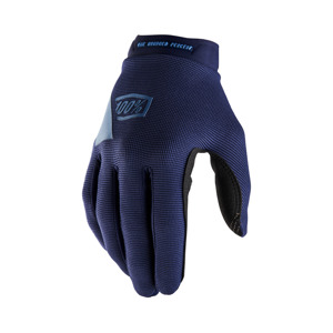100 Percent Ridecamp Gloves Navy Slate Blue 2XL Men's - Men's Navy/Slate Blue 2XL gloves for offroad, MTB, ATV