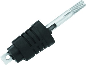 BikeMaster Turn Signal Stem Black Rear Fits Honda