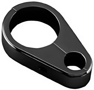 Biker's Choice Black 1-1/4in Clutch Cable Clamp