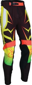 Moose Agroid Pants Yellow Black White Men's Size 40 - Off-road riding pants, size 40, yellow/black/white