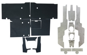 DEI Heat Control Kit For Polaris RZR XP 4 1000/Turbo 4-Seat 2014-2023 - Complete heat shield kit for Polaris RZR 4-seat models