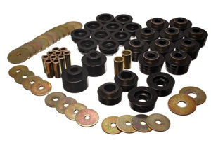 Energy Suspension Body Mount Set Black Polyurethane 3.4141G Fits GM 78-88