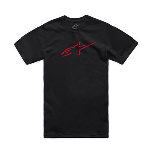 Alpinestars Ageless Shadow CSF Tee Black/Red Large - Short sleeve tee, Black/Red, Large