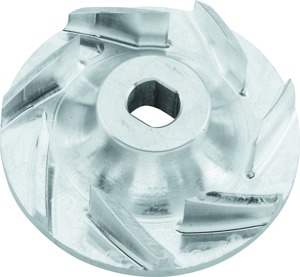 QuadBoss Billet Water Pump Impeller Black Fits 05-09 Polaris Ranger 700