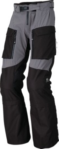 Moose Offroad Expedition Pants Men's 32 Black/Gray - All-weather men's riding pants, size 32, black/gray