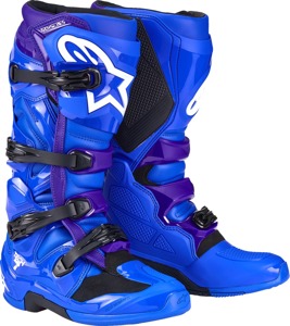 Alpinestars Tech 7 Boots Blue Size US 11 - Off-road riding boots, Blue, Size US 11