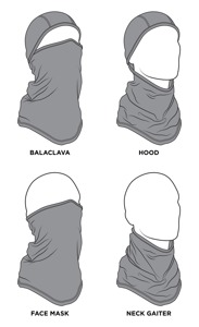 Convertible Balaclava SportflexT - Cnv Balaclava Sptflx Wnt Camo