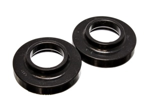 Energy Suspension Black Front Spring Pad Set Fits 97-06 Jeep Wrangler TJ