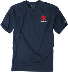 Men's Suzuki Shutter Tee Navy Medium Factory Effex