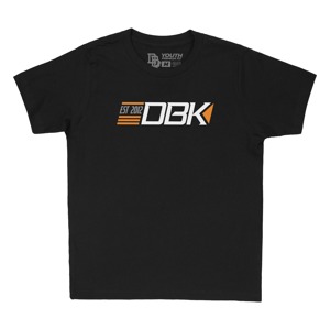 DBK We Race Youth Tee Black YX - Short sleeve youth tee in black, size YX