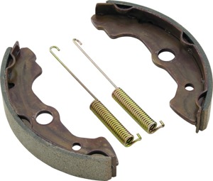 BikeMaster Brake Shoes Front Organic 963021 - Front organic brake shoes with springs