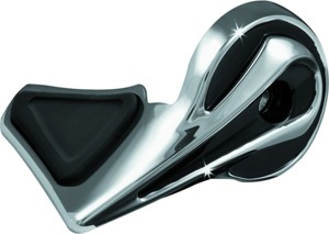 Kuryakyn Kinetic Throttle Boss Chrome - Throttle boss for Kinetic grips by Kuryakyn