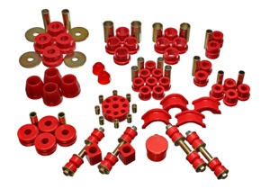 Energy Suspension Red Hyper-Flex Master Bushing Set Fits 74-78 Nissan 260Z/280Z